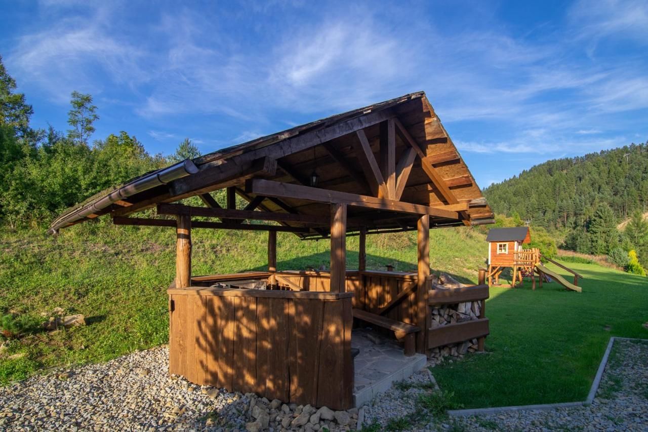 Шале Domek Góralski nad Czorsztynem - Kluszkowce Клюшковце-20