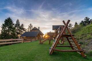 Шале Domek Góralski nad Czorsztynem - Kluszkowce Клюшковце Шале с двумя спальнями-21